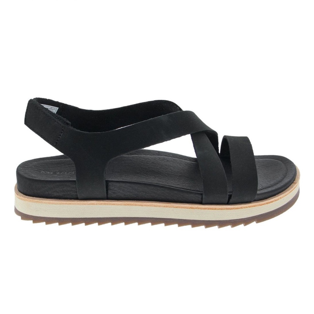 Merrell Juno Backstrap Black Leather Sandals - image 3